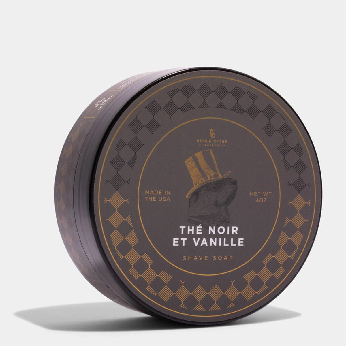 Rasierseife, Thé Noir et Vanille, 118 ml.