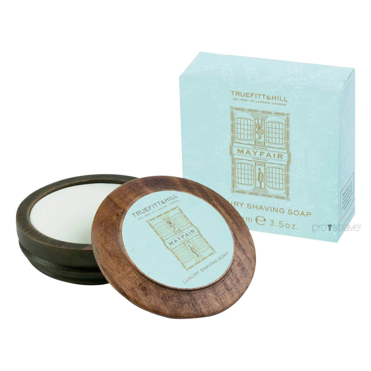 Rasierseife in Holzschale, Mayfair, 99 gr.