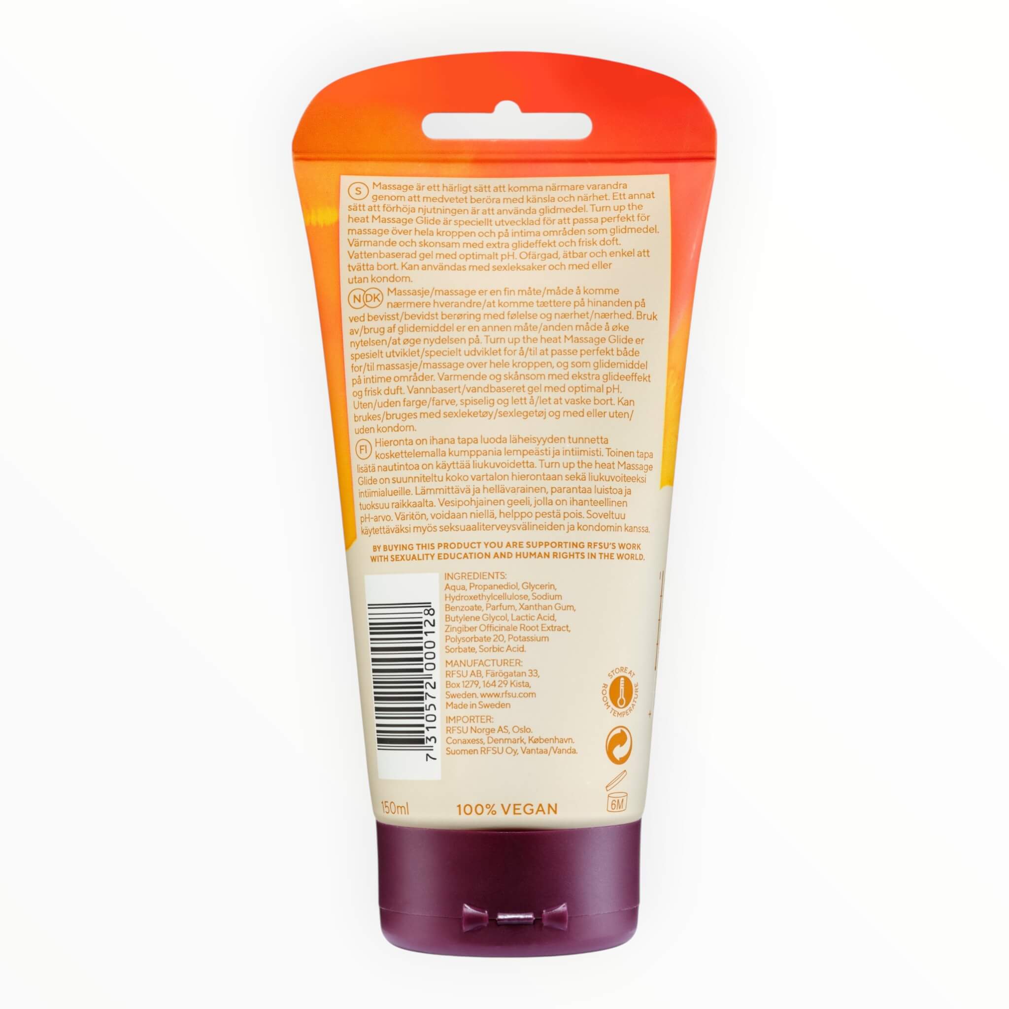 Turn Up The Heat – Gleitmittel, 150 ml.