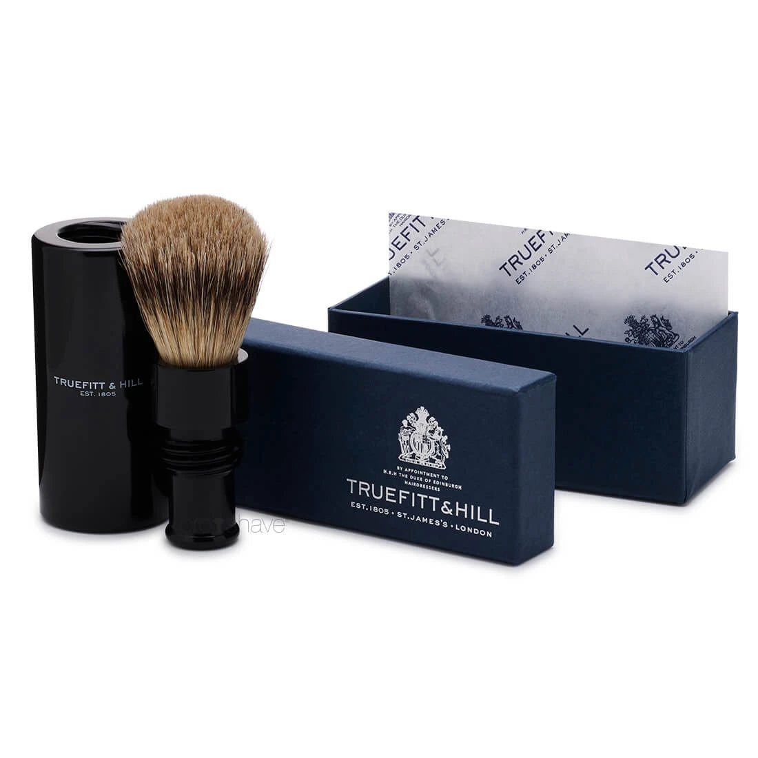 Reisebürste, Turnback, Super Badger, Faux Ebony