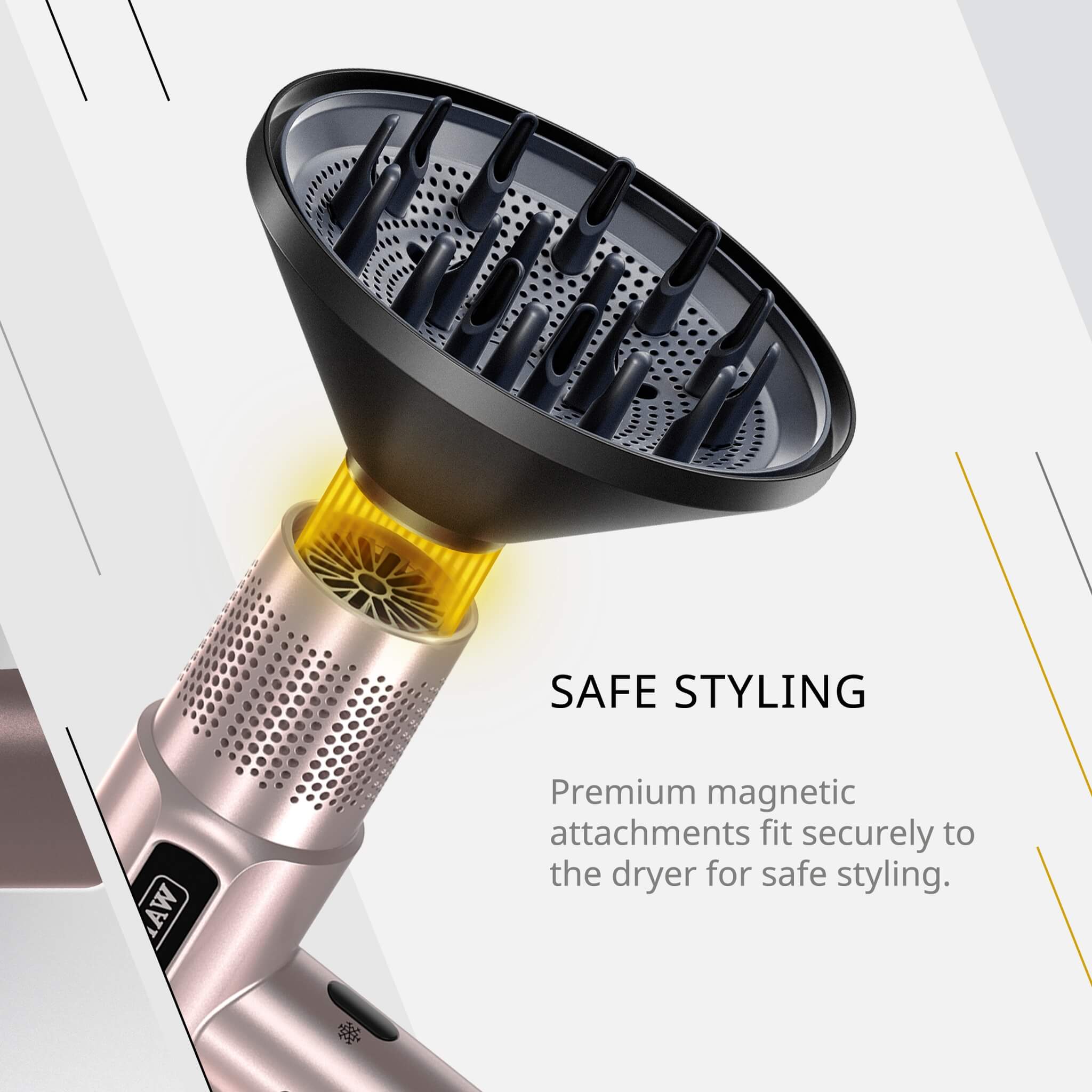 Vanquish Haartrockner, 1600W, Rosegold