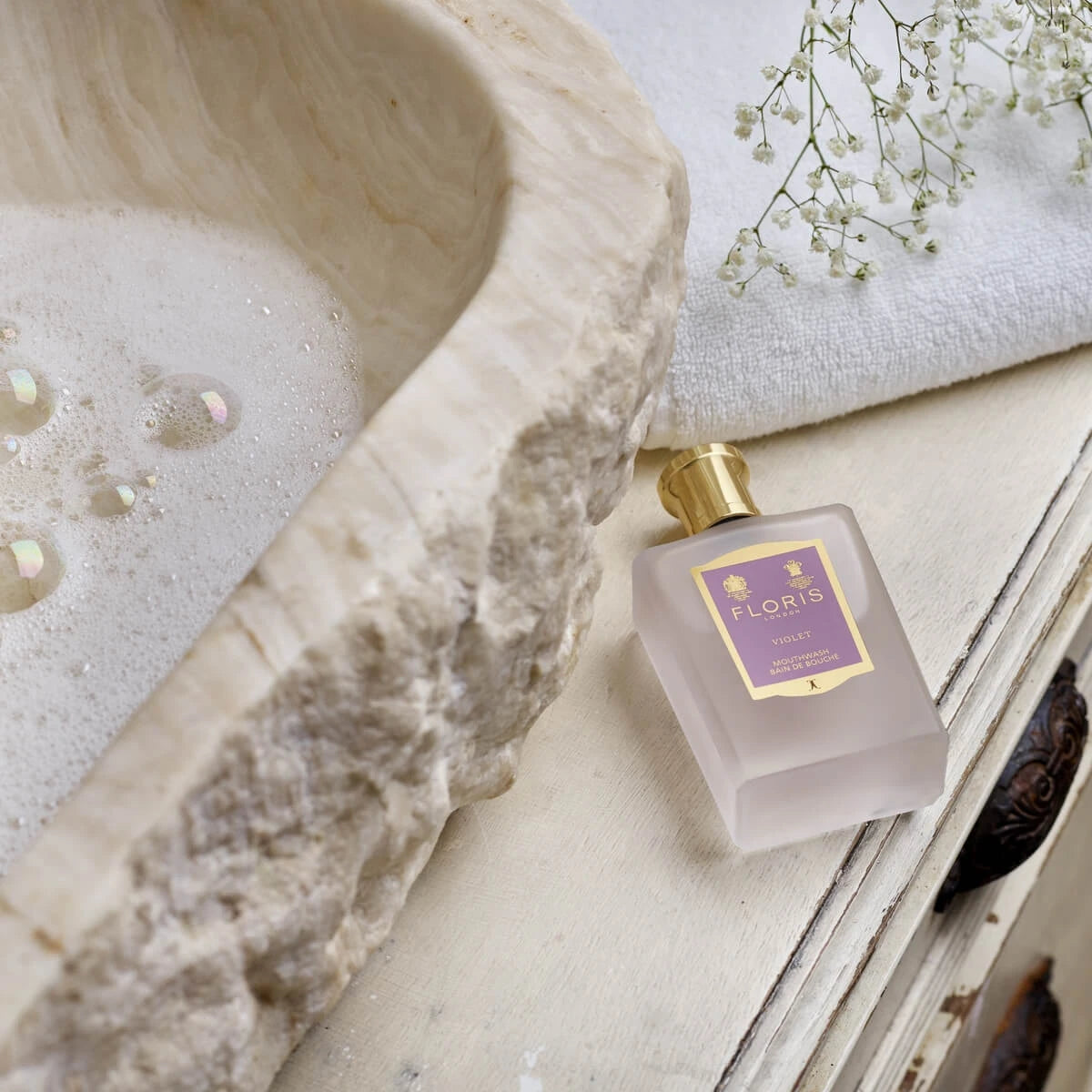 Violette Mundspülung, 100 ml.