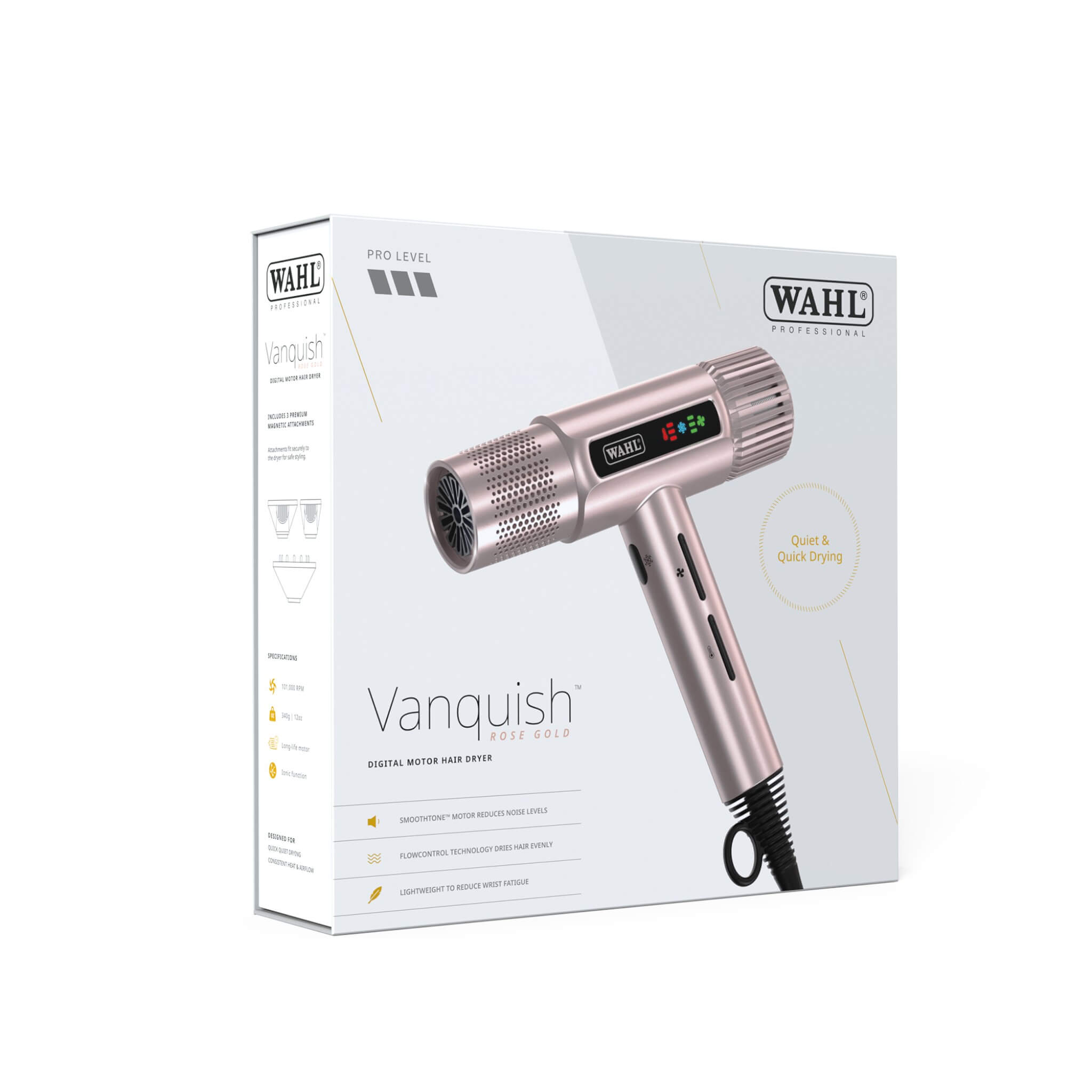 Vanquish Haartrockner, 1600W, Rosegold