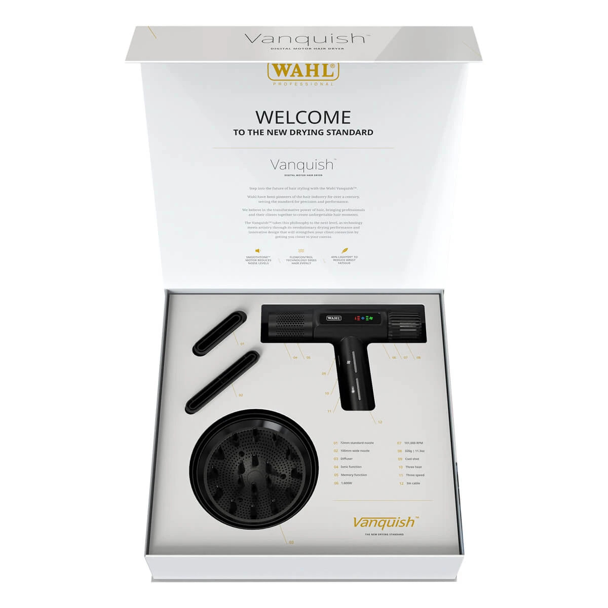 Vanquish Haartrockner, 1600W