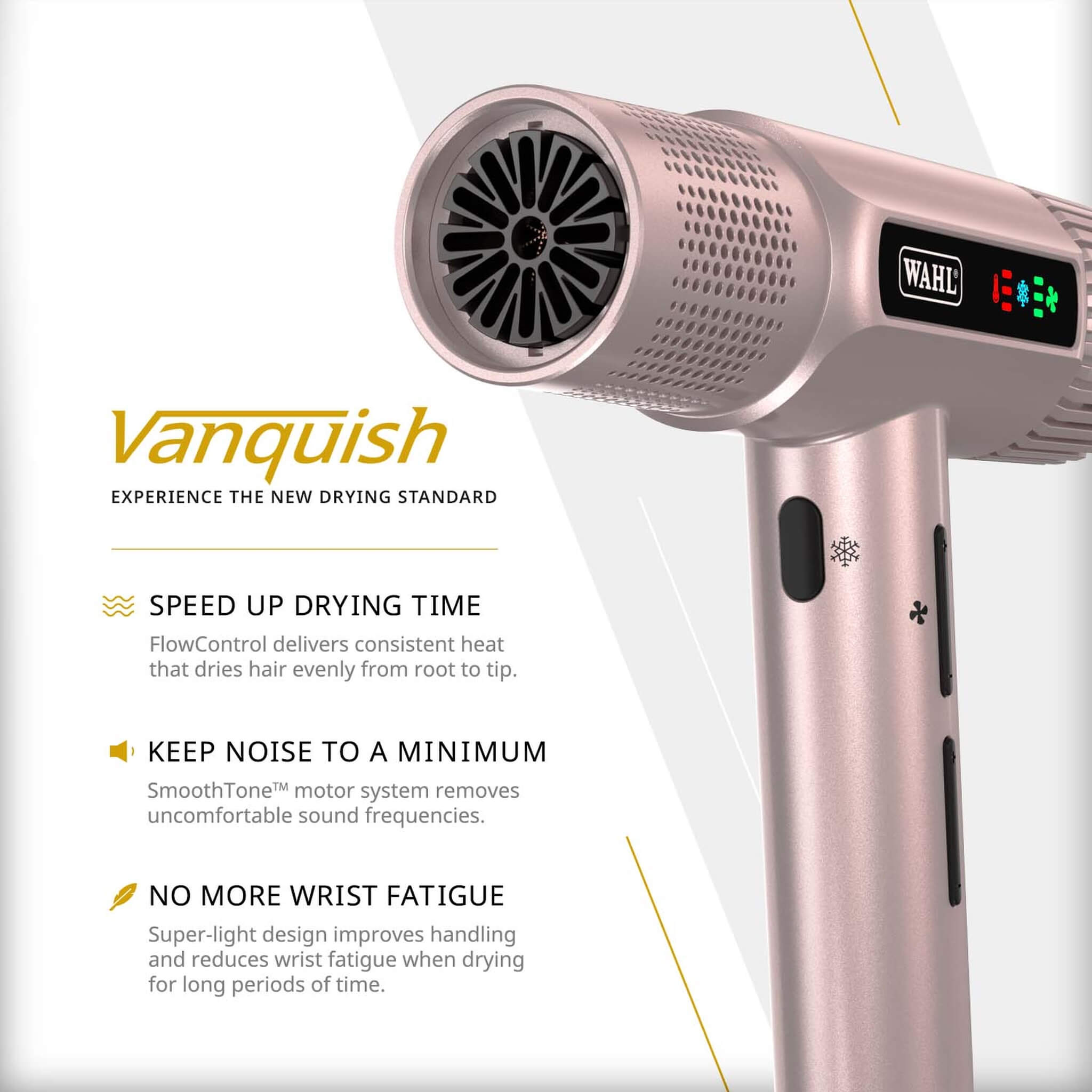 Vanquish Haartrockner, 1600W, Rosegold