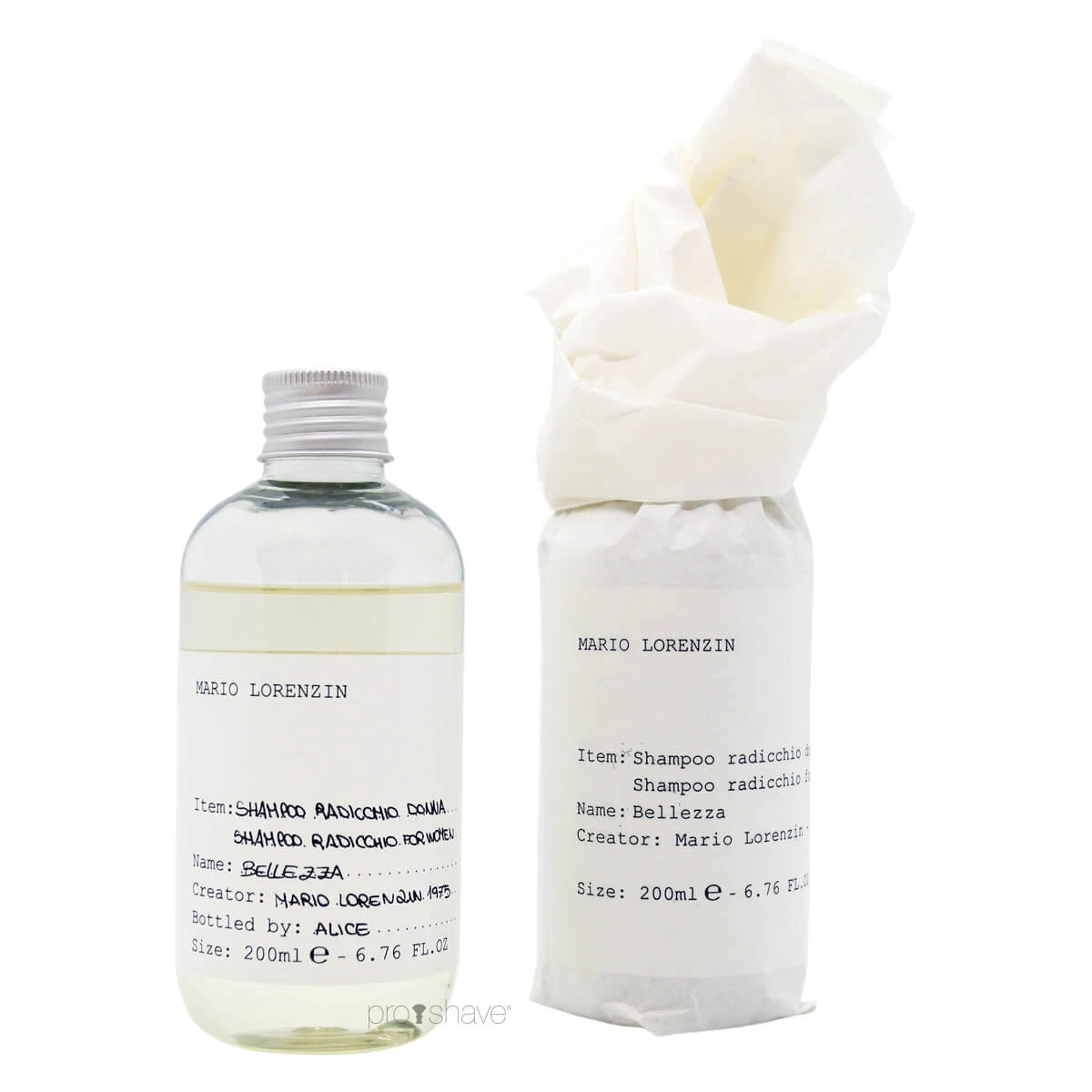 Natürliches Shampoo, Bellezza, Frauen, 200 ml.