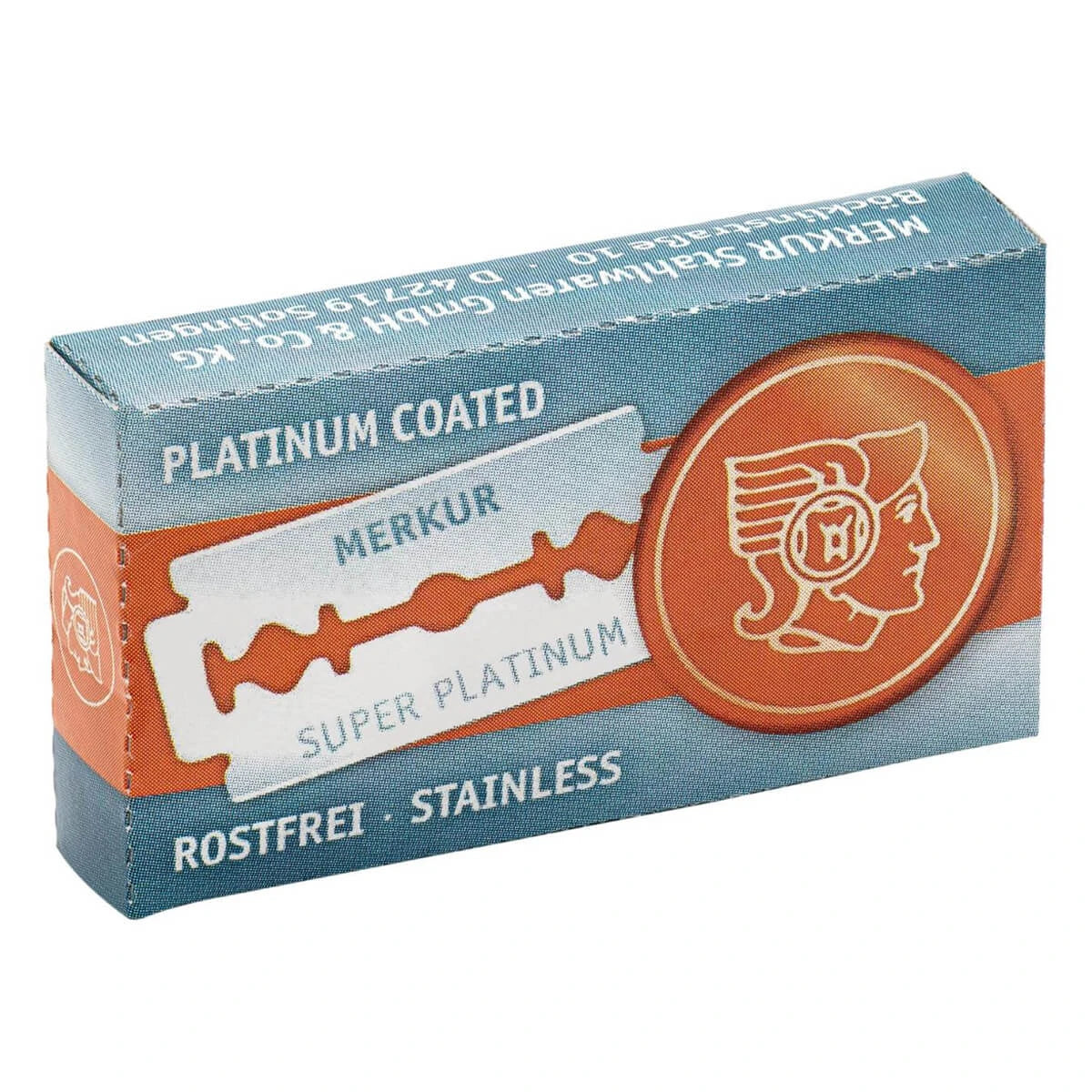 Super Platinum DE Rasierklingen, 10 Stück.
