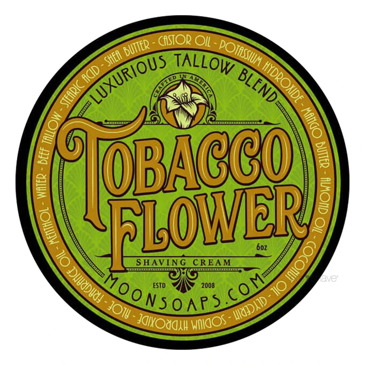 Rasiercreme, Tobacco Flower, 170 gr.