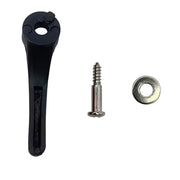 Clipperklingen-Hebel + Schraube, Kunststoff schwarz