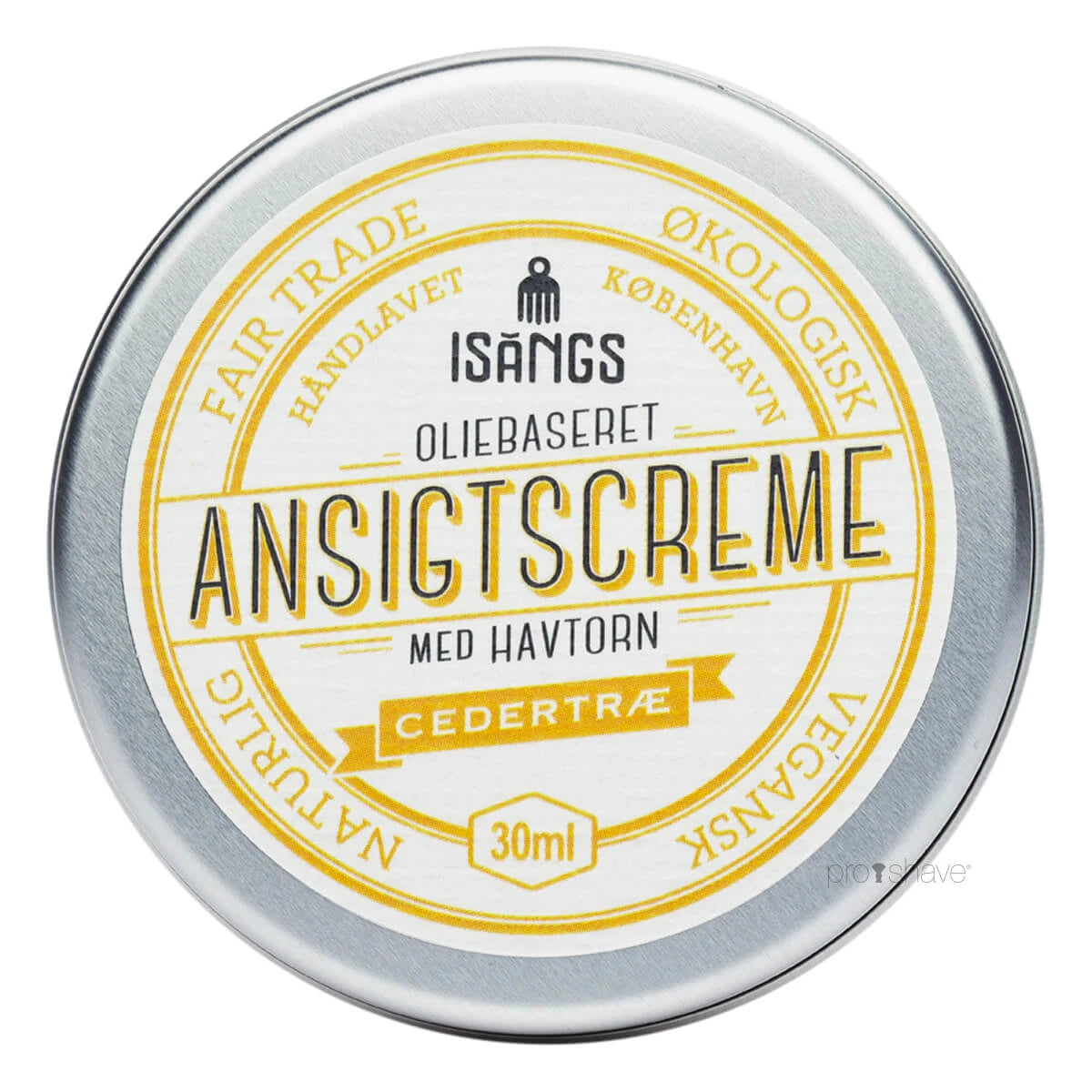 Gesichtscreme mit Sanddorn, Zedernholz, 30 ml.