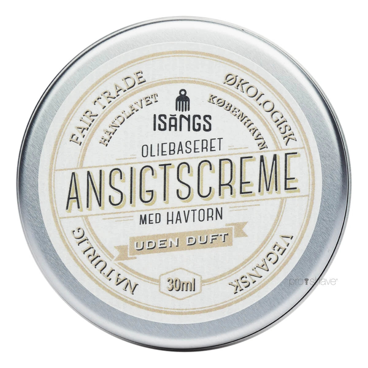Sanddorn Gesichtscreme, unparfümiert, 30 ml.
