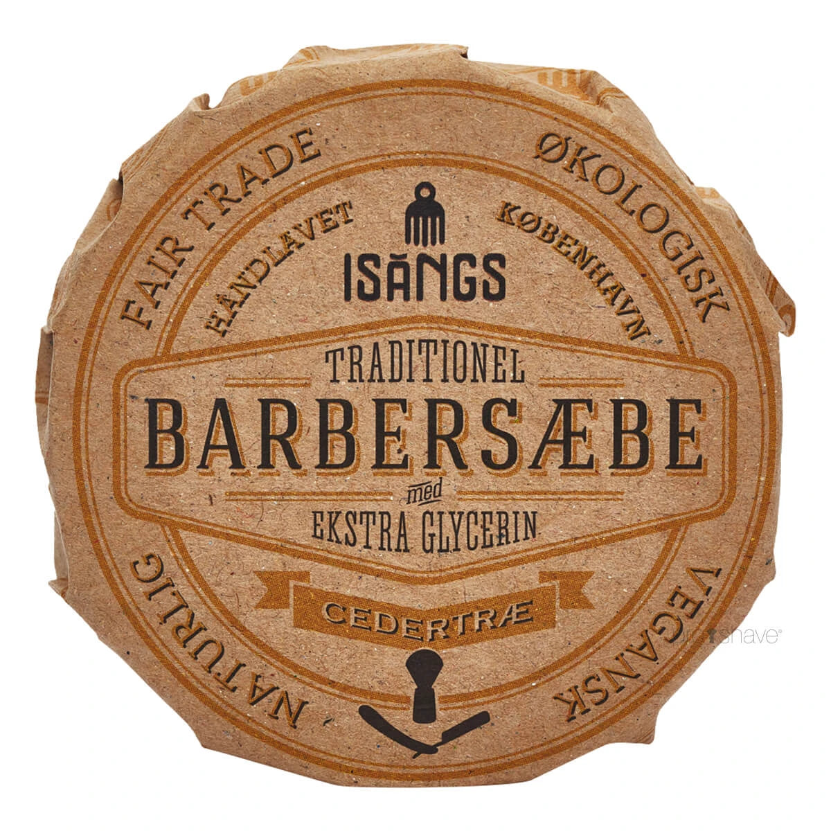 Traditionelle Rasierseife, Zedernholz, 70 gr.