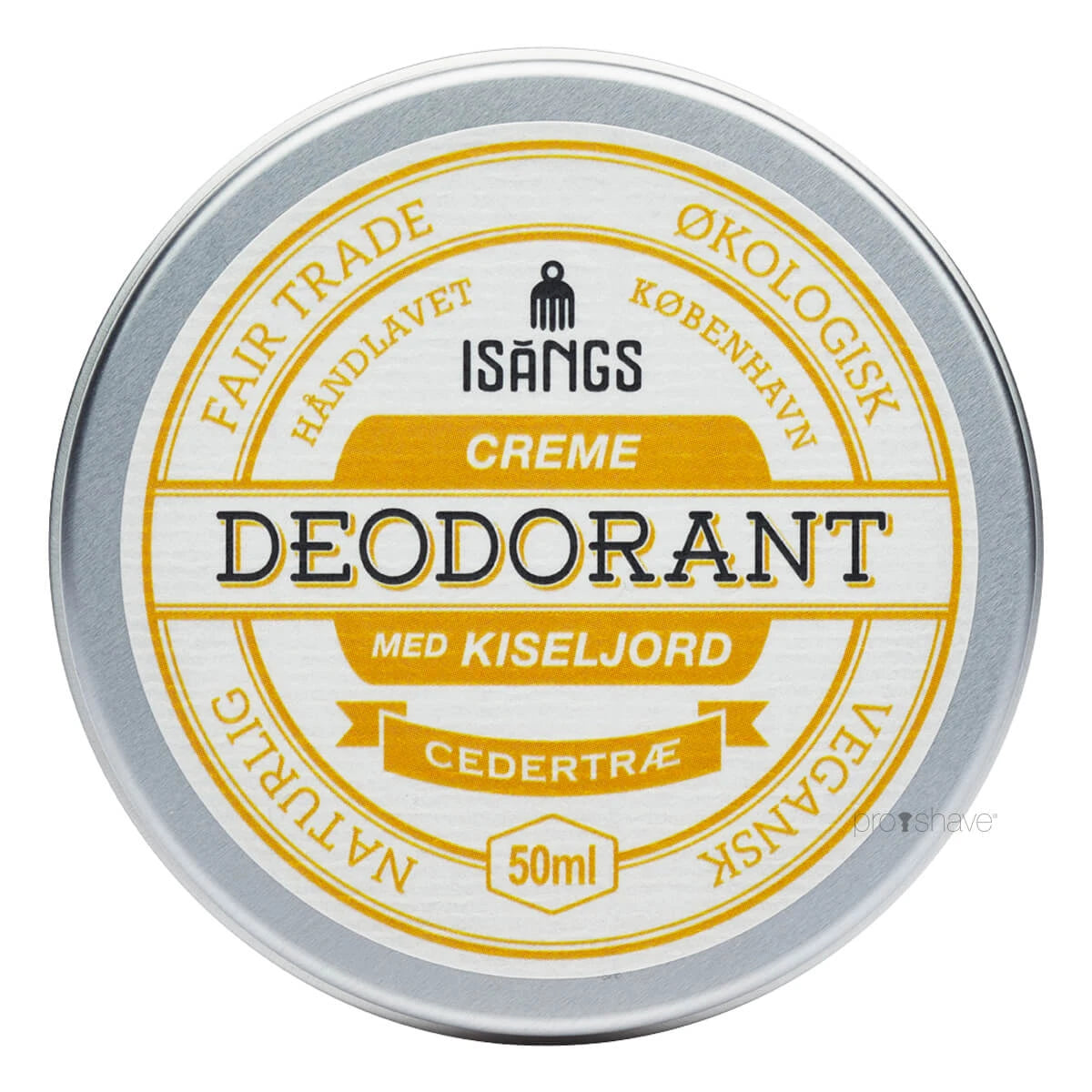 Creme Deodorant mit Kieselerde, Zedernholz, 50 ml.