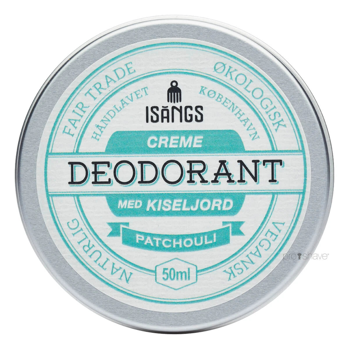 Creme Deodorant mit Kieselerde, Patchouli, 50 ml.