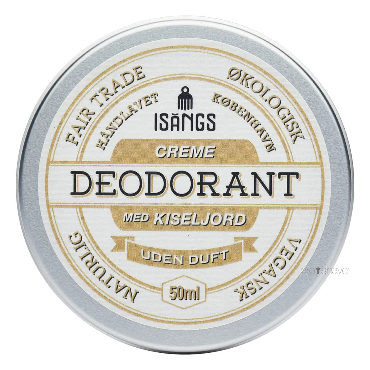 Creme Deodorant mit Kieselerde, unparfümiert, 50 ml.