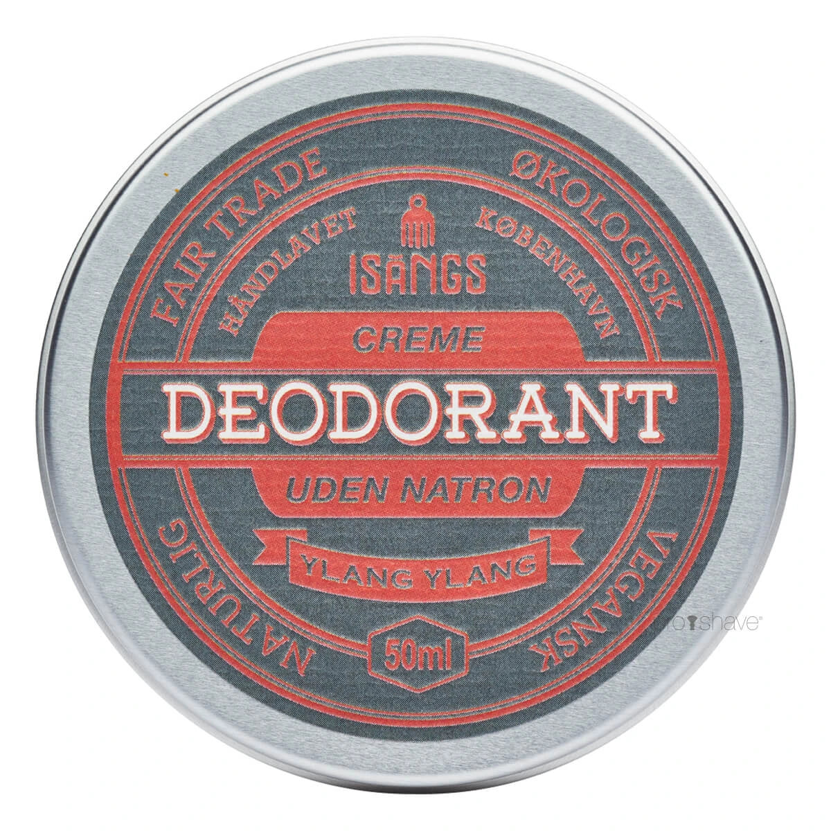 Creme Deodorant ohne Backpulver, Ylang Ylang, 50 ml.