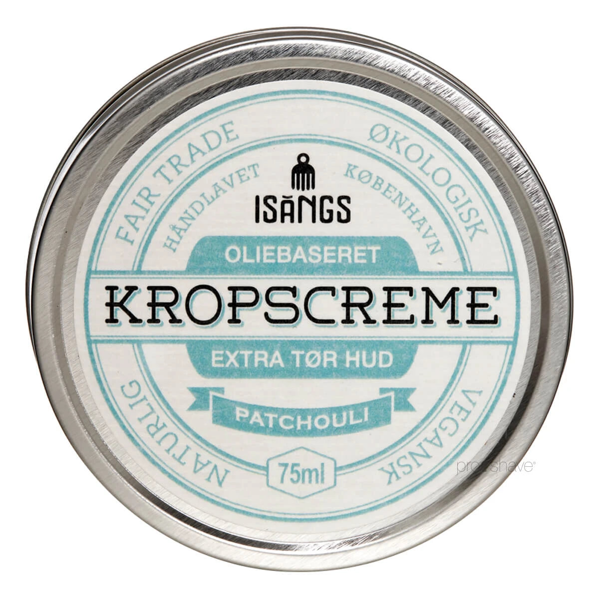 Körpercreme für extra trockene Haut, Patchouli, 75 ml.
