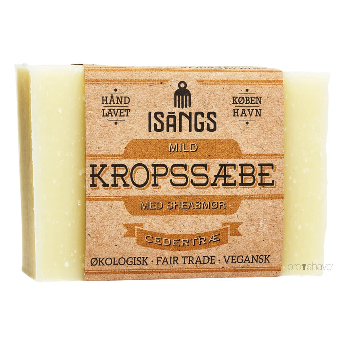 Milde Körperseife mit Sheabutter, Zedernholz, 90 gr.
