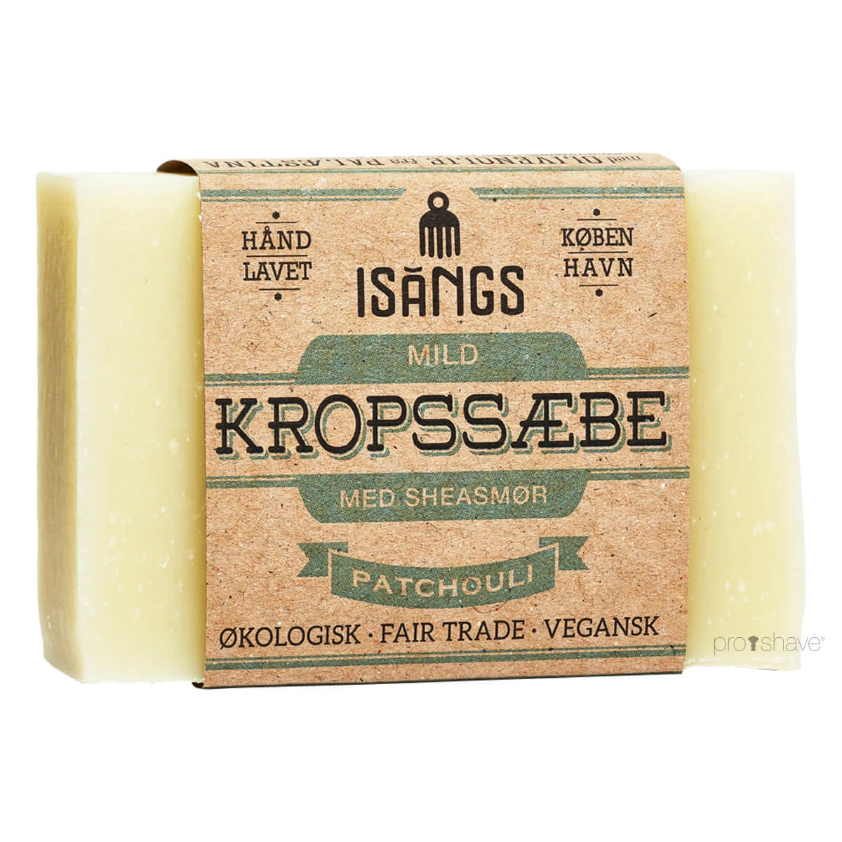 Milde Körperseife mit Shea Butter, Patchouli, 90 gr.