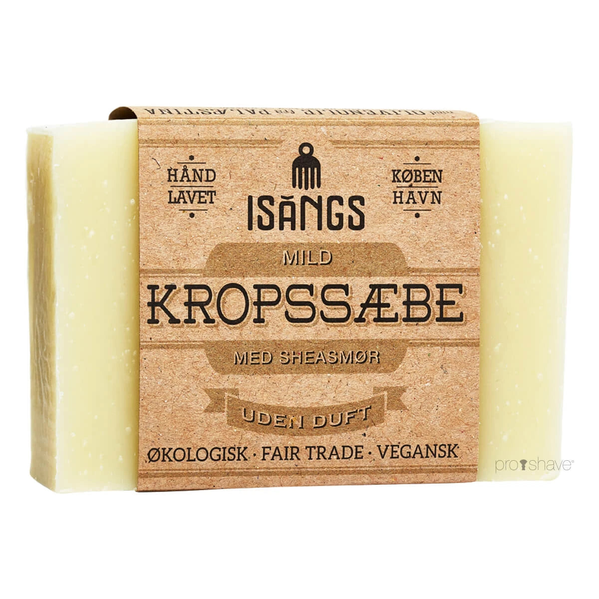 Milde Körperseife mit Sheabutter, unparfümiert, 90 gr.