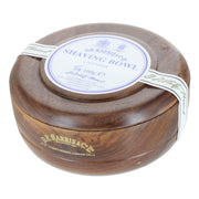 Lavendel Rasierseife in Mahagoni-Holzschale, 100 gr.