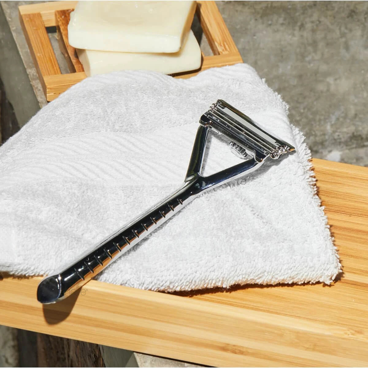 Hobel, The Leaf Rasiermesser, Chrom