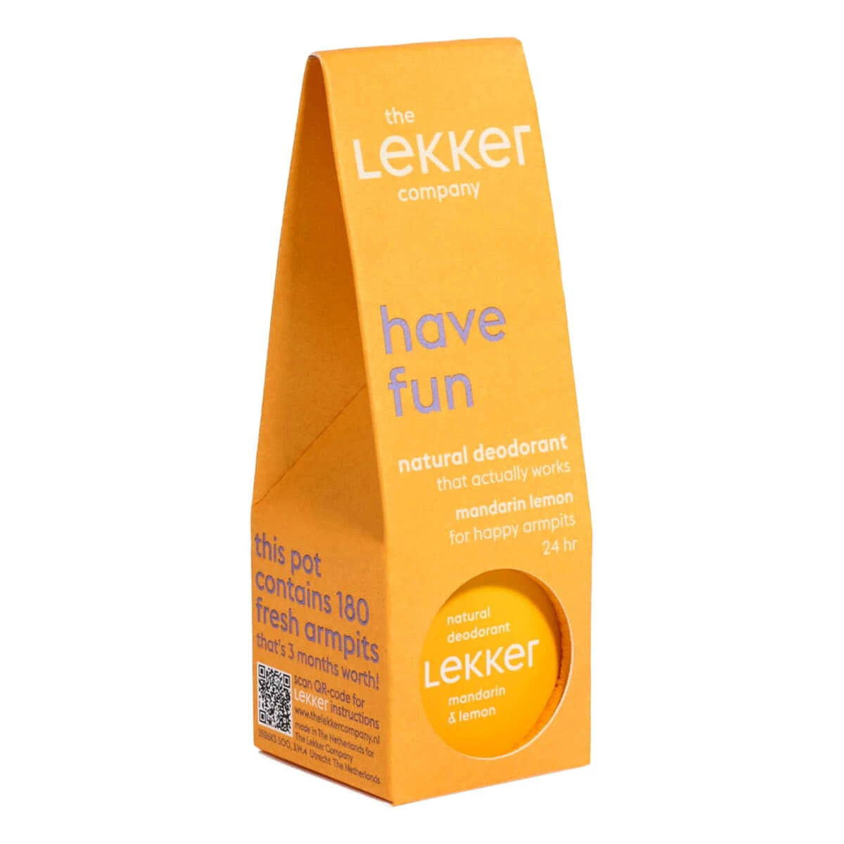 Deodorant Creme, Have Fun - Mandarine & Zitrone, 30 g.