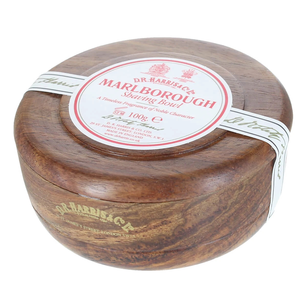 Marlborough Rasierseife in Mahagoni-Holzschale, 100 gr.