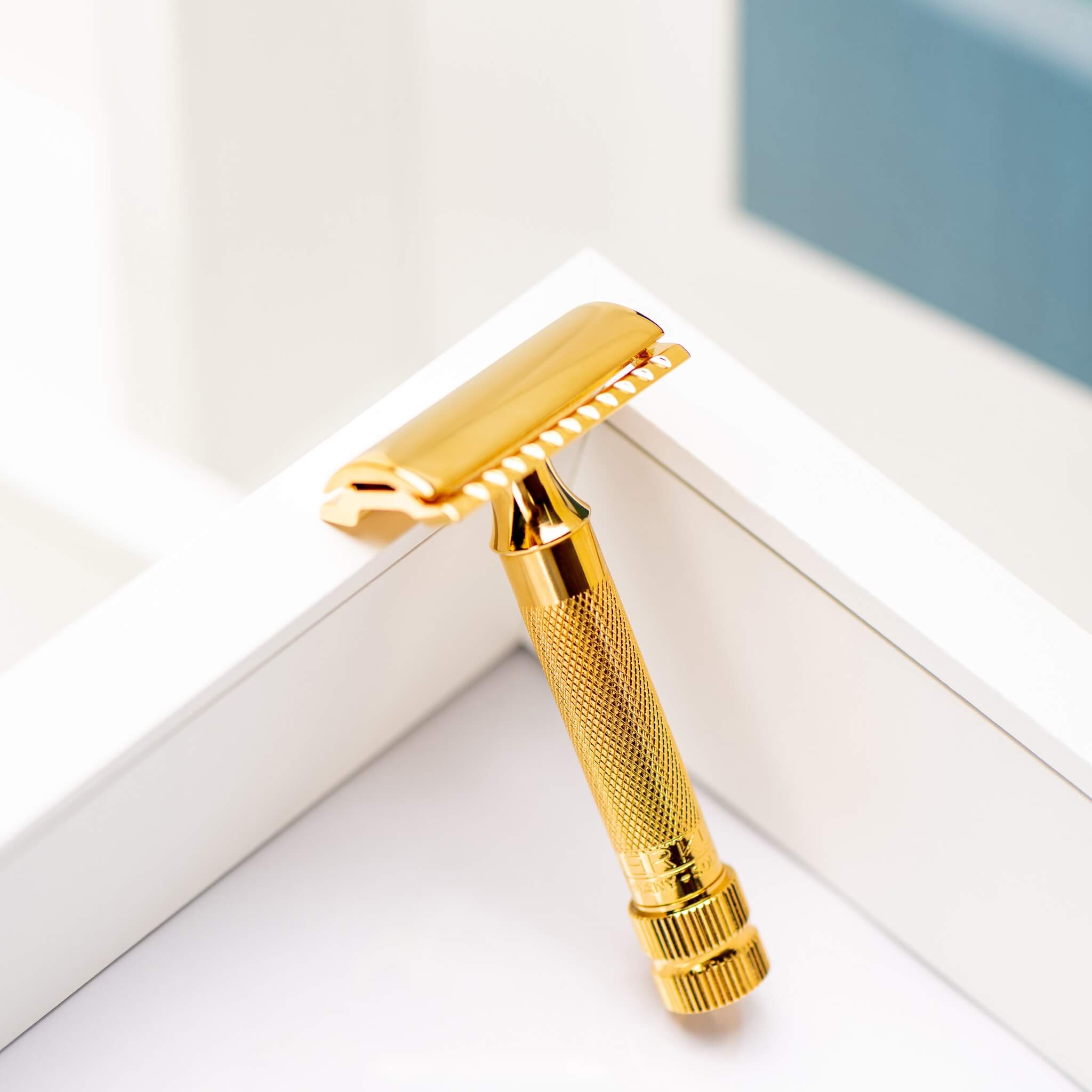 34G DE-Rasierhobel, Gold