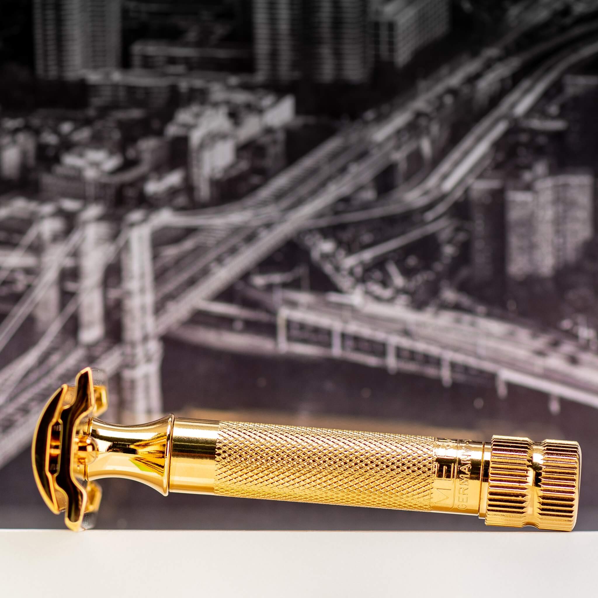 34G DE-Rasierhobel, Gold