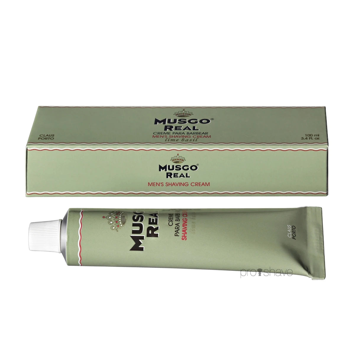 Rasiercreme, Limette-Basilikum, 100 ml.