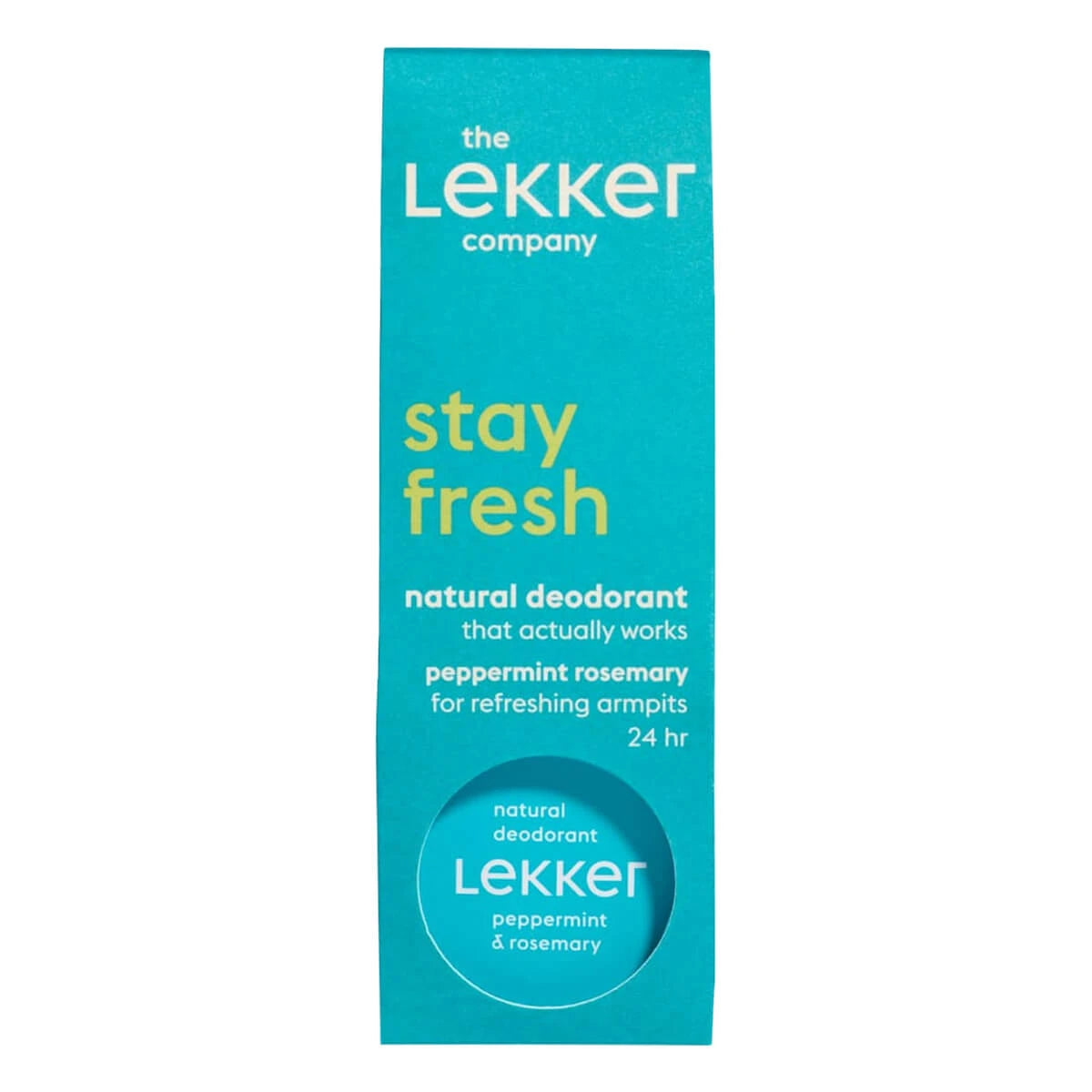 Deodorant Creme, Stay Fresh - Pfefferminze & Rosmarin, 30 g.
