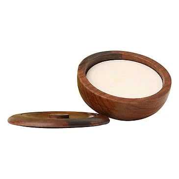Holzschale mit Rasierseife, Sandelholz, 100 gr.