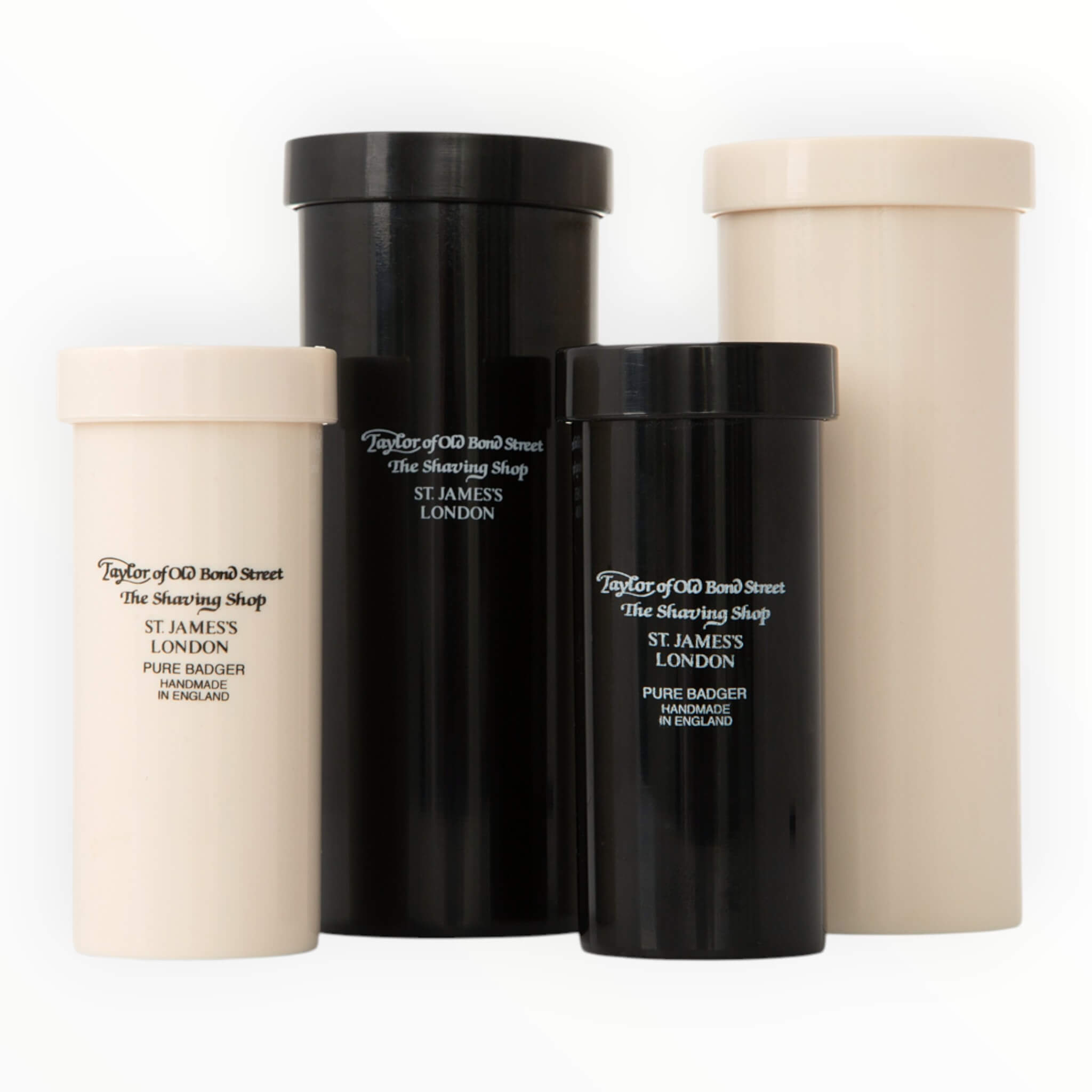 Reisebürste in der Tube, Super Badger, Schwarz