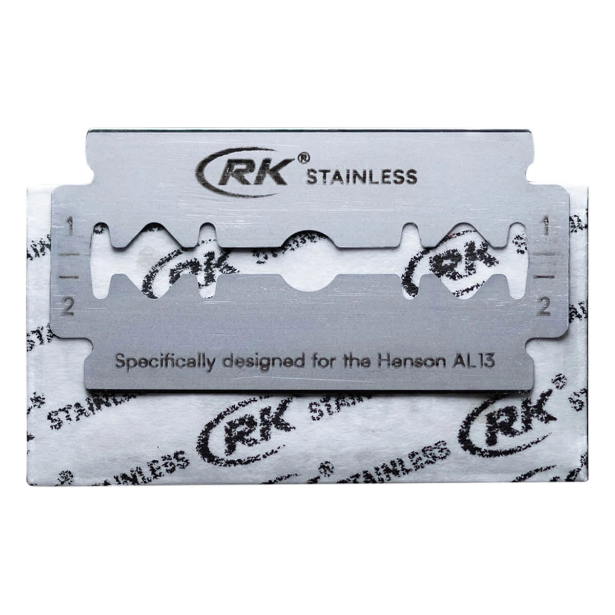 RK Shaving Stainless DE Rasierklingen, 1 Bar, 20x5 Stück (100 Stück)