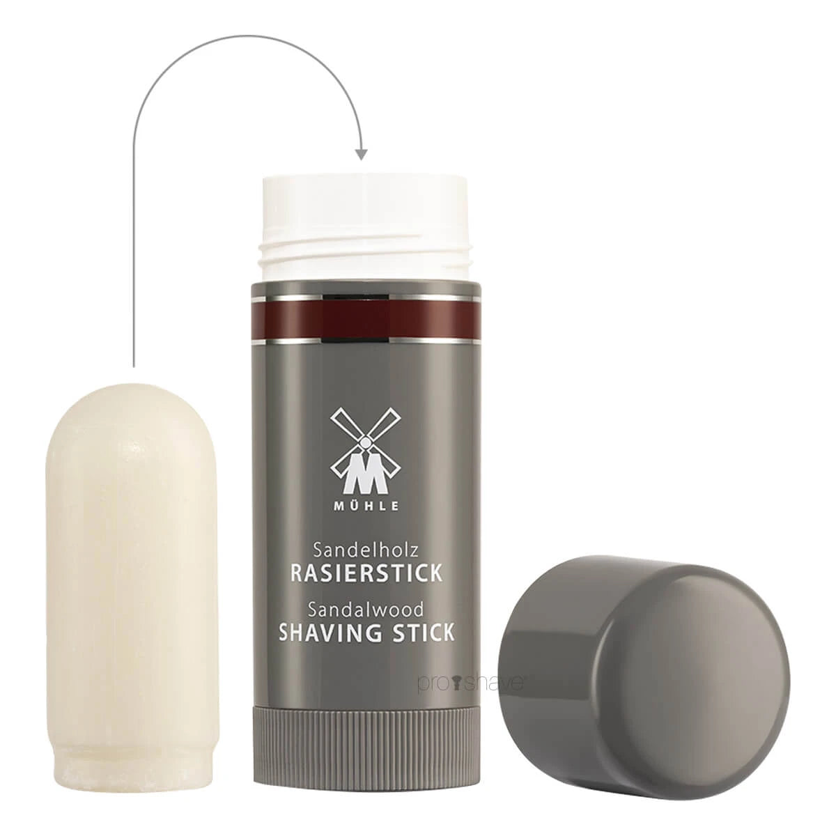 Rasierseife, Shavestick REFILL, Sandelholz, 37 gr.