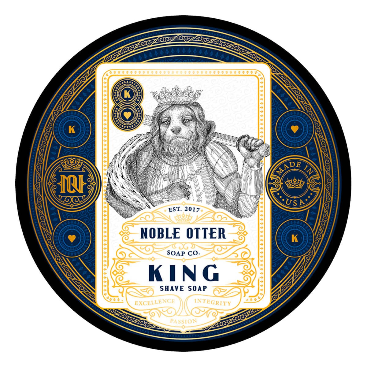 Rasierseife, King, 118 ml.