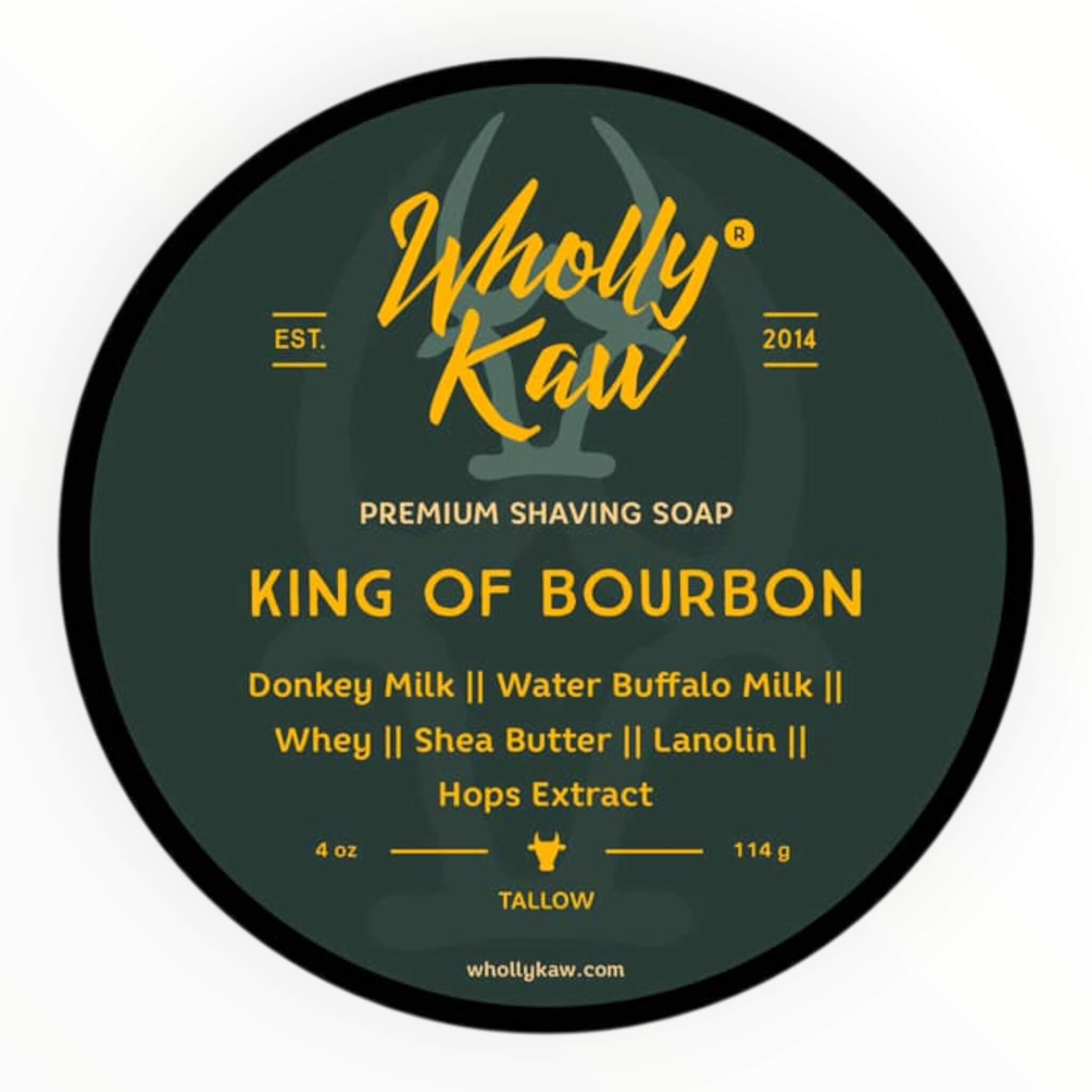 Rasierseife, King of Bourbon, 114 g.