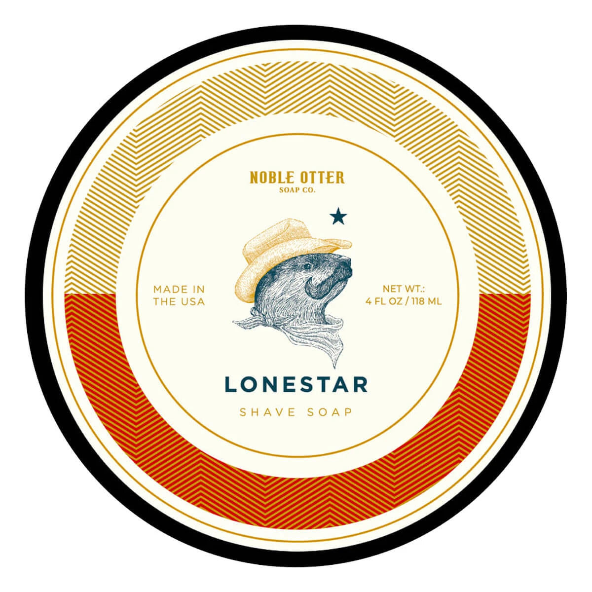 Rasierseife, Lonestar, 118 ml.