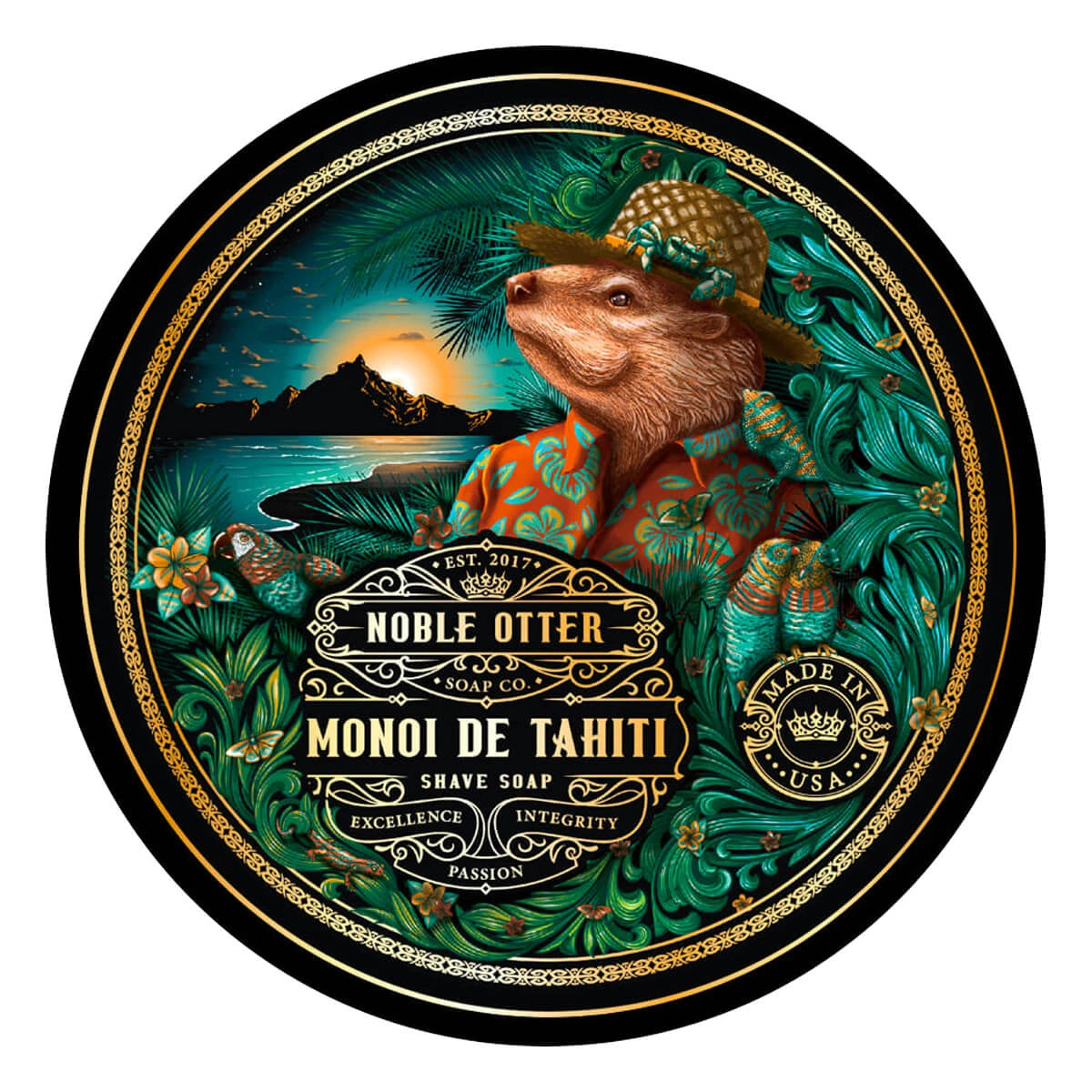 Rasierseife, Monoi de Tahiti, 118 ml.