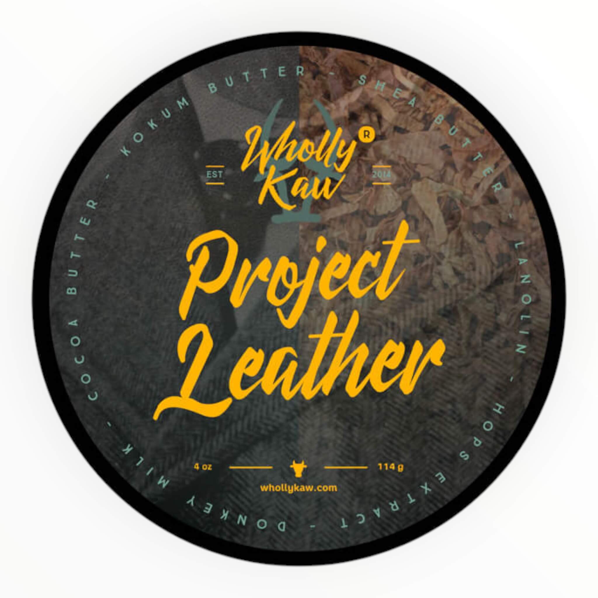 Rasierseife, Project Leather, 114 g.