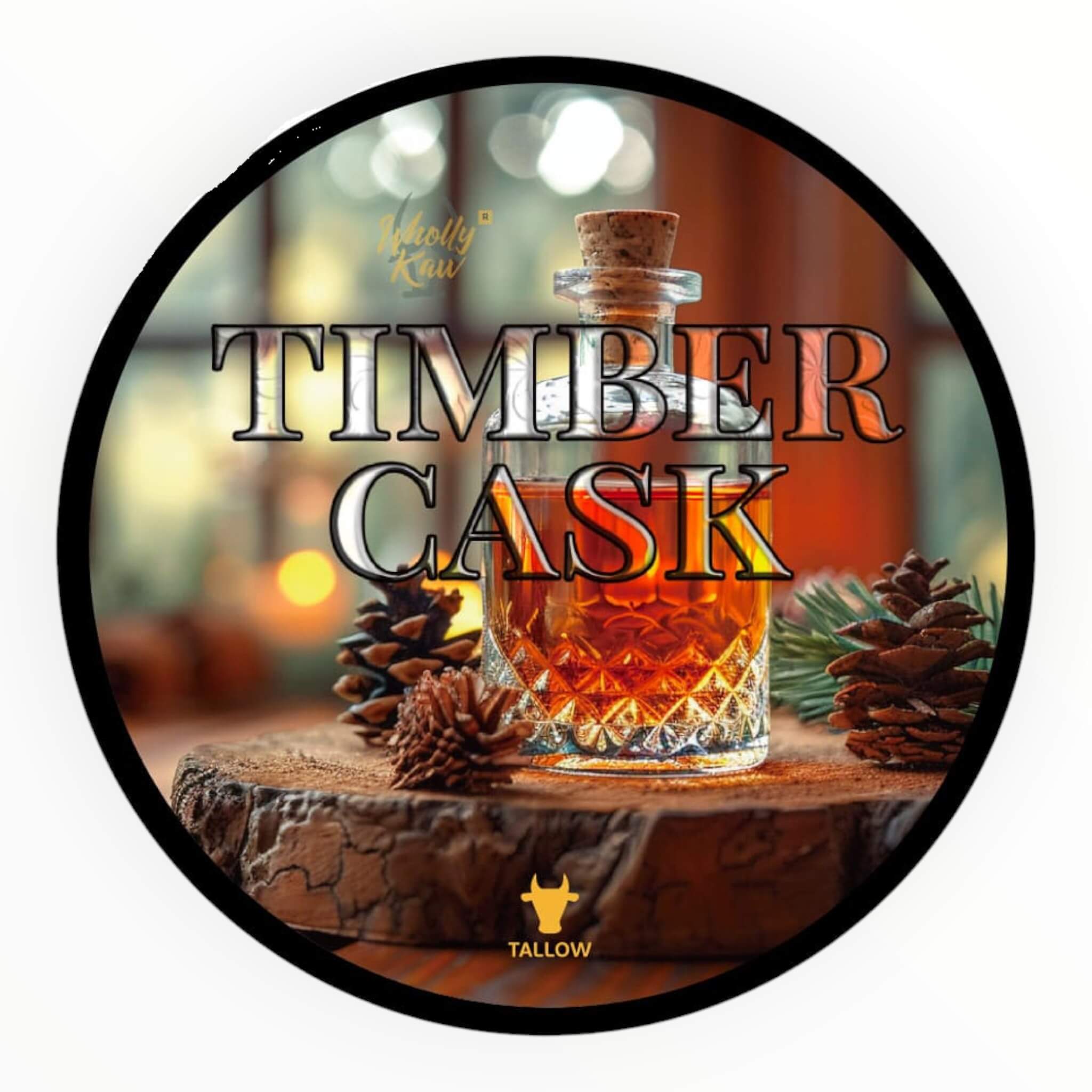 Rasierseife, Crème fraîche „Timber Cask“, 165 g.