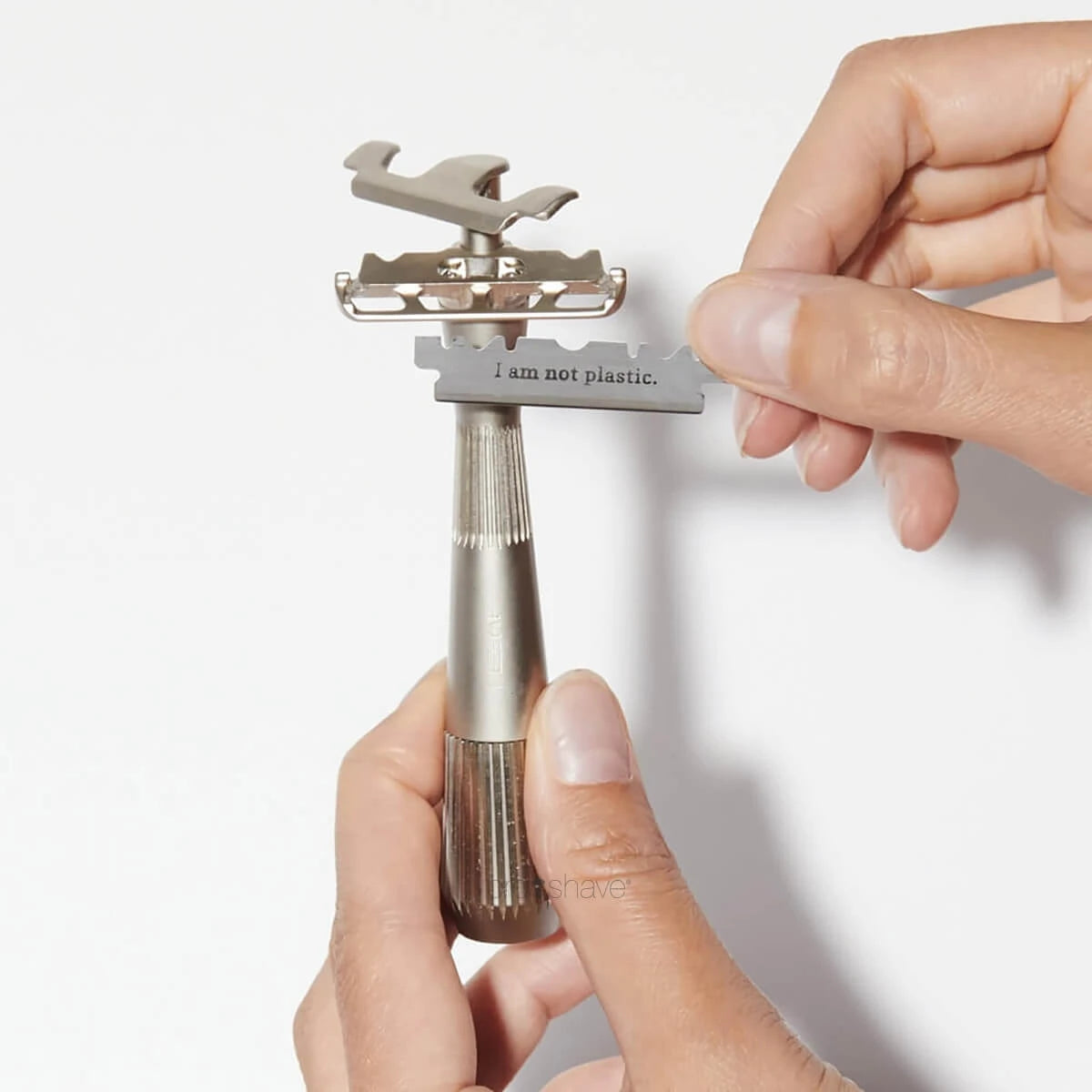 Halbe Rasierklinge, 50 Stück.