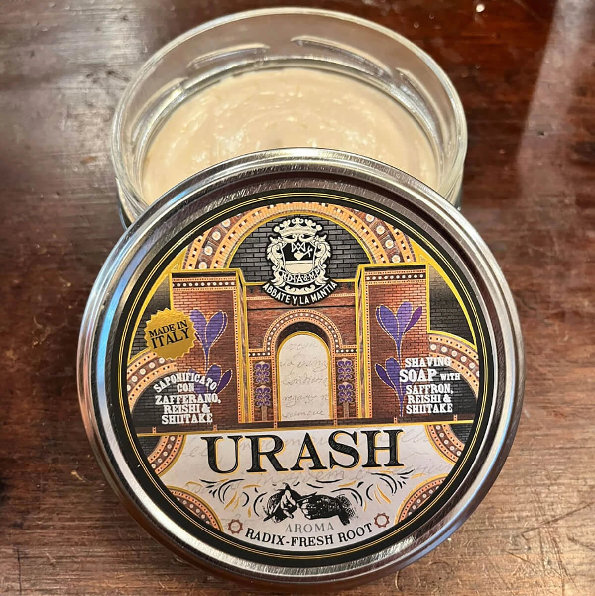 Rasierseife, Urash, 200 ml.