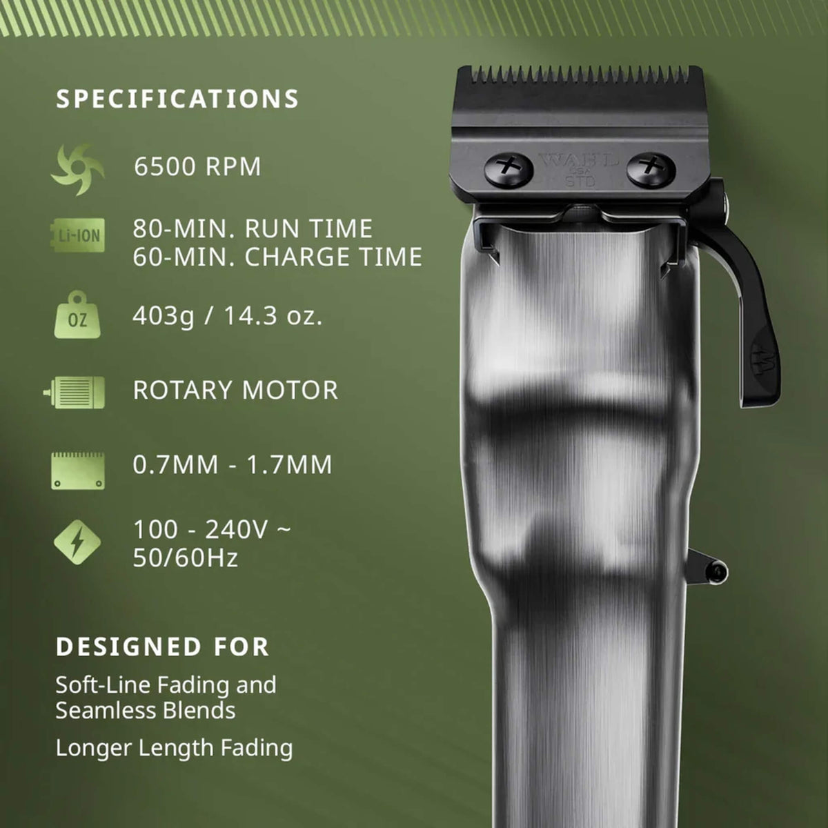 Cordless Legend+, Limited Edition, Olivgrün